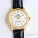 Swiss Copy Rolex Explorer 124270 Yellow Gold Diamond Leather Strap Watches (3)_th.jpg